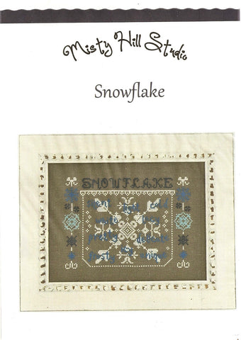 Misty Hill Studio Snowflake cross stitch pattern