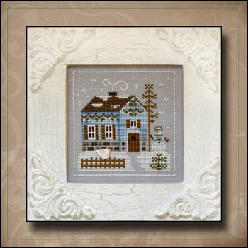 Country Cottage Needleworks Snowgirl's Cottage cross stitch pattern