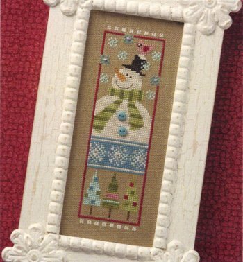 Lizzie Kate Snowman '10 S94 christmas cross stitch pattern