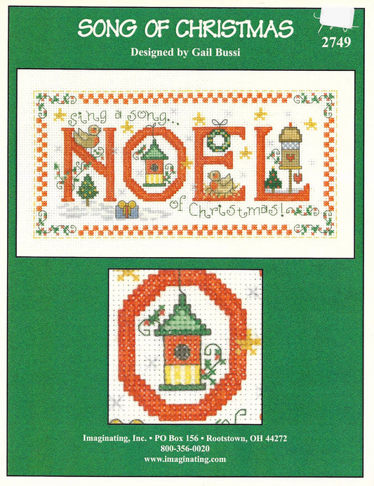 Imaginating Song of Christmas 2749 cross stitch pattern