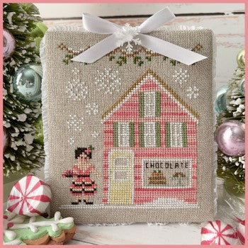 Country Cottage Needleworks Spanish Chocolate Shop Nutcracker Village 8 cross stitch pattern