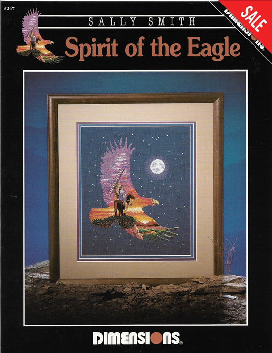 Dimensions Spirit of the Eagle 247 native american cross stitch pattern