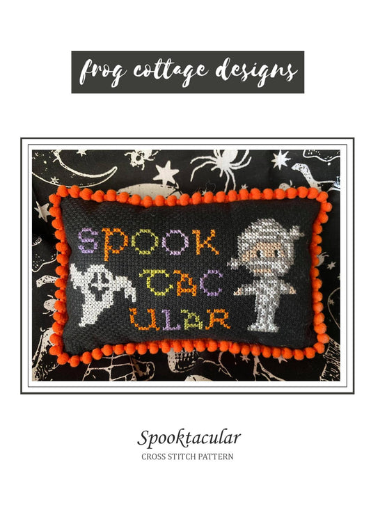 frog Cottage Designs Spooktacular halloween cross stitch pattern