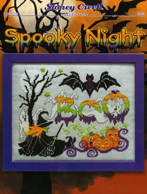 Stoney Creek Spooky Night LFT553 halloweencross stitch pattern