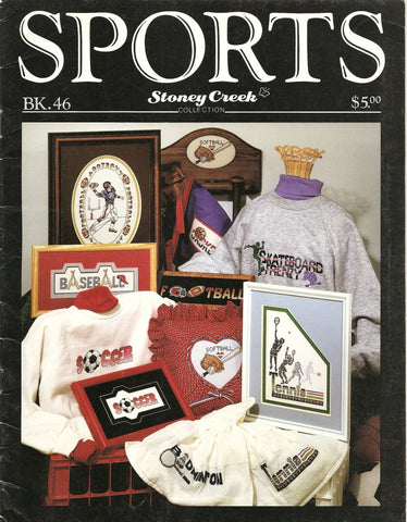 Stoney Creek Sports BK46 cross stitch pattern