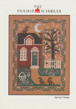 Prairie Schooler Spring Cottage cross stitch pattern