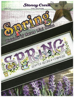 Stoney Creek Spring Divisions of Nature Mini Series LFT520 cross stitch pattern