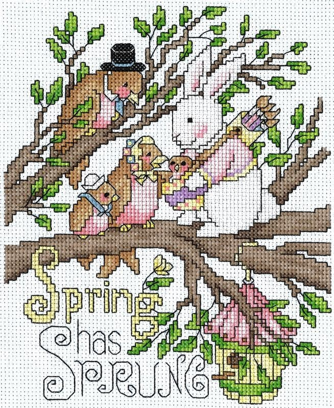 Imaginating Spring Has Sprung 3345 cross stitch pattern