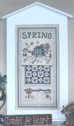 Linda Myers Spring "Quilt" Sampler 83 cross stitch pattern