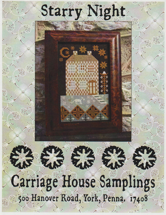 Carriage House Samplings Starry Night cross stitch pattern
