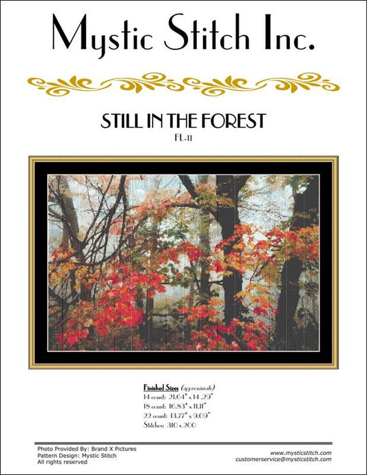 Mystic Stitch Still In The Forest FL-11 cross stitch pattern