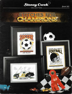 Stoney Creek Stitches for Champions BK322 cross stitch pattern