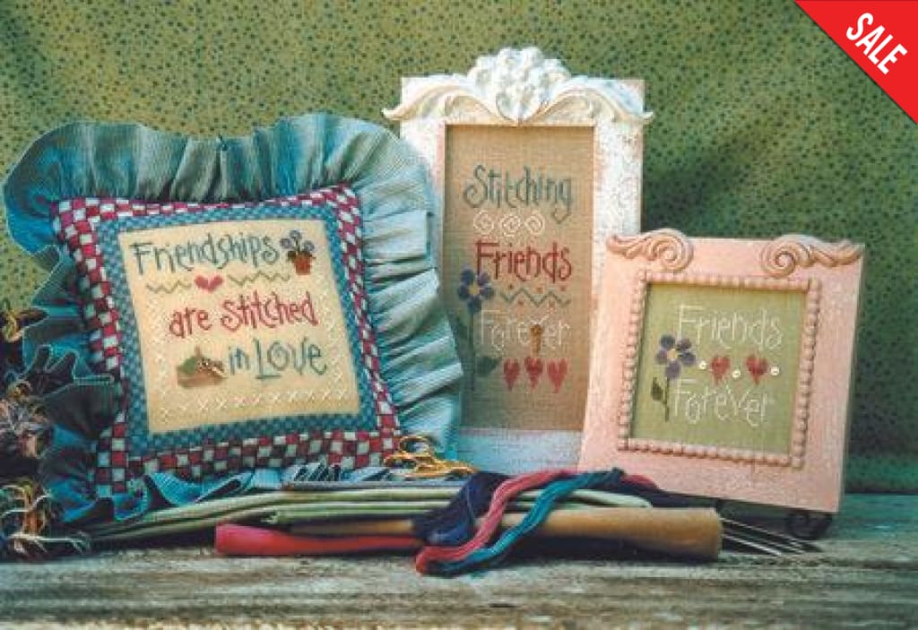 Lizzie Kate Stitching Friends LK086 cross stitch pattern