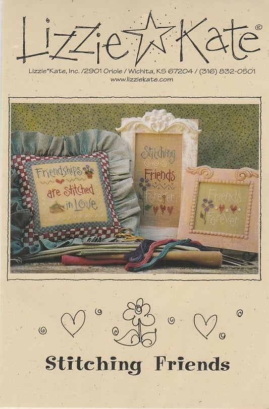 Lizzie Kate Stitching Friends LK086 cross stitch pattern