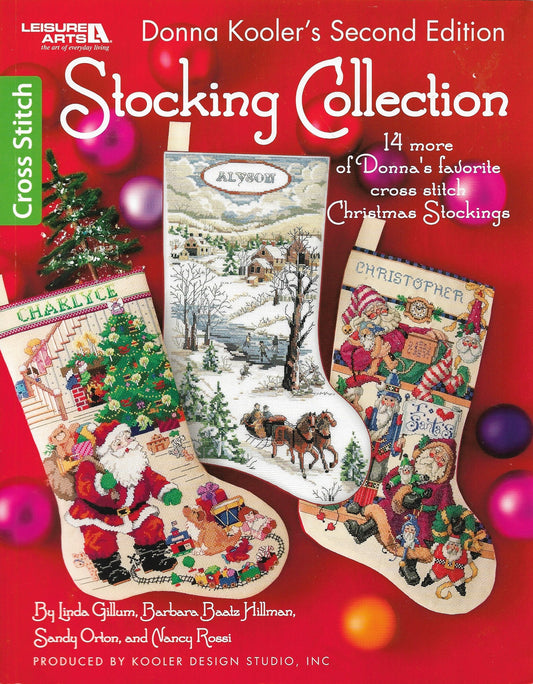 Leisure Arts Stocking Collection Donna Kooler 4819 christmas stocking cross stitch book