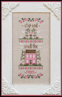 Country Cottage Needleworks Stop and Smell the Roses cross stitchpatten