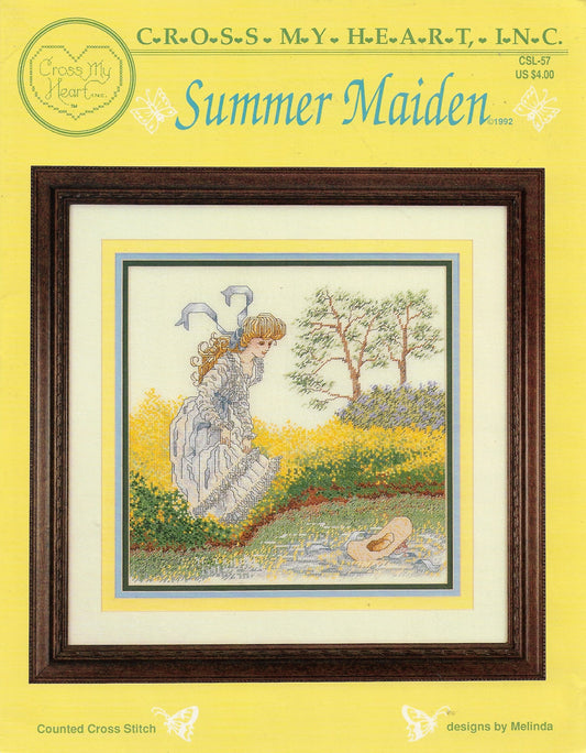 Cross My Heart Summer Maiden CSL-57 cross stitch pattern