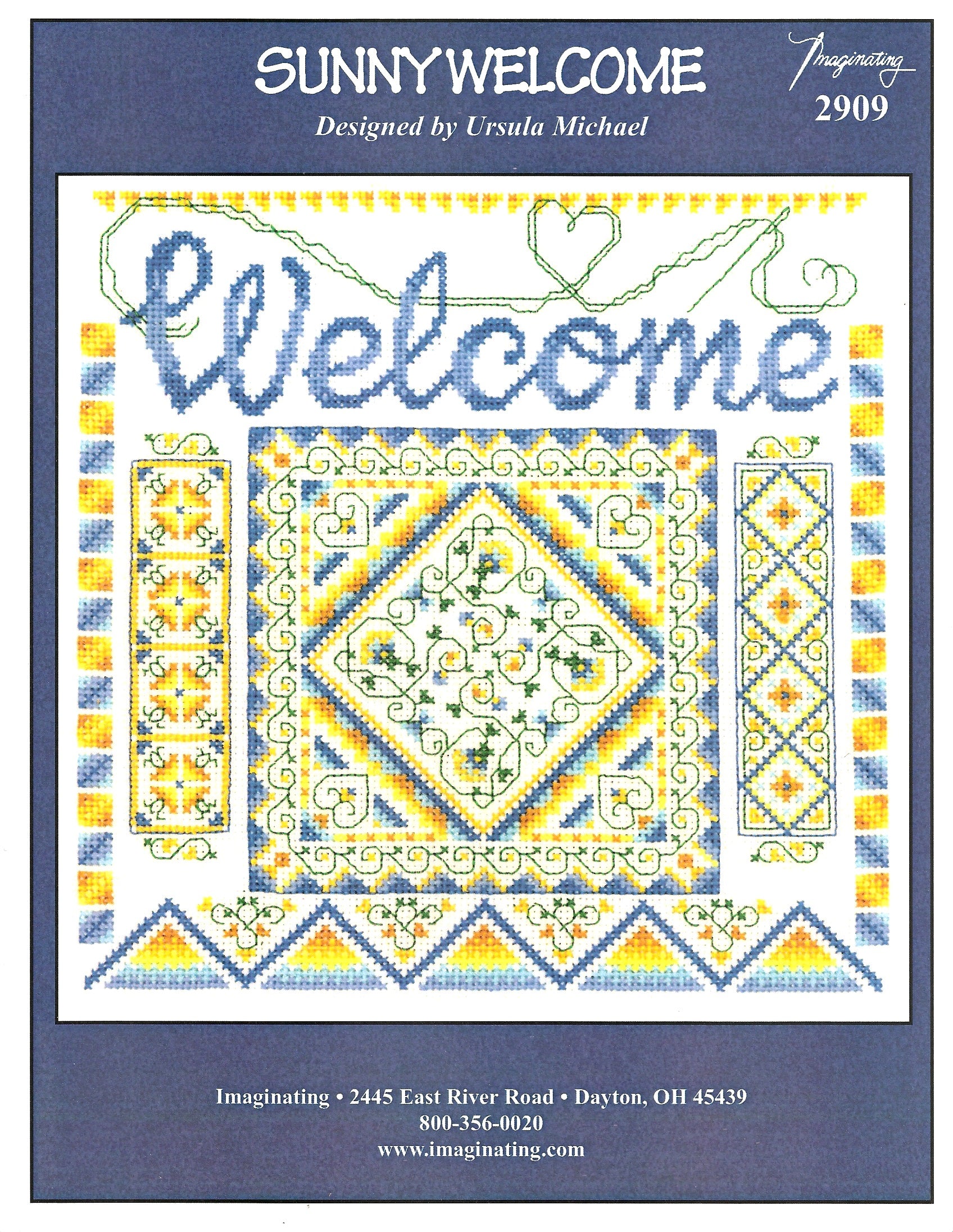 Imaginating Sunny Welcome 2909 cross stitch kit