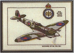 Heritage Stitchcraft Supermarine Spitfire cross stitch kit