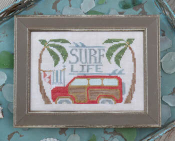 Hands On Design Surf Life - To the Beach 10 cross stitch pattern