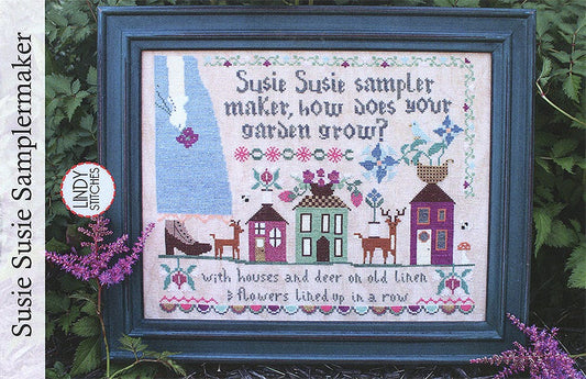 Lindy Stitches Susie Susie Samplermaker cross stitch pattern