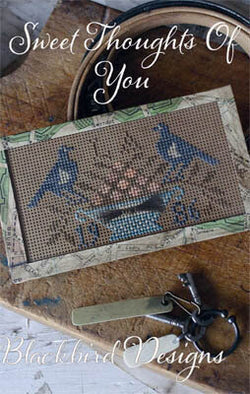 Blackbird designs Sweet Thoughts of You cross stitch pattern