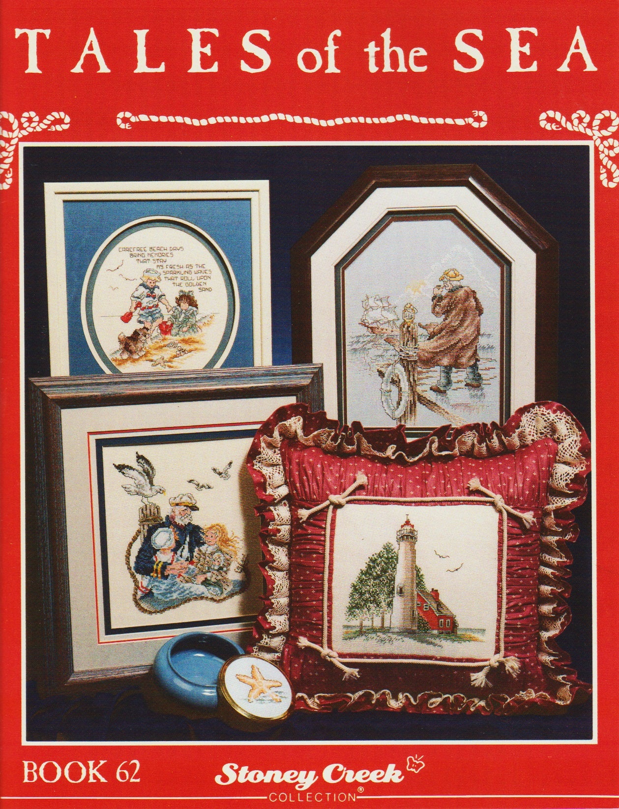 Stoney Creek Tales of the Sea BK62 beach and Nautical cross stitch pattern