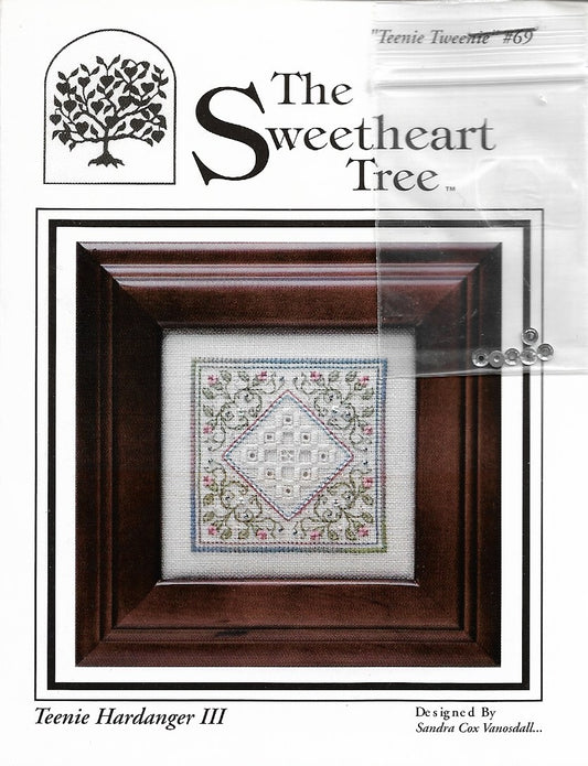 Sweetheart Tree Teenie Hardanger III 69 cross stitch pattern