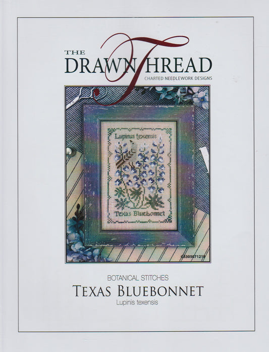 The Drawn Thread Texas Bluebonnet flowers cross stitch pattern