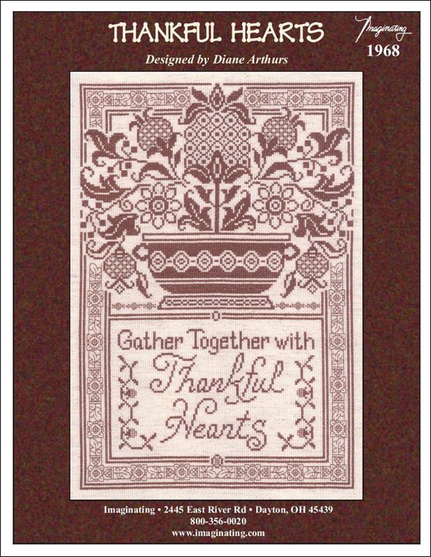 Imaginating Thankful Hearts 1968K cross stitch kit