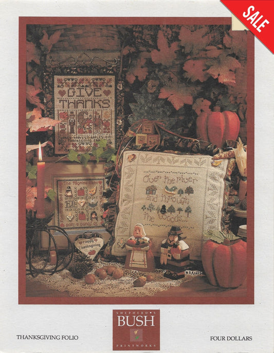 Shepherds Bush Thanksgiving Folio cross stitch pattern