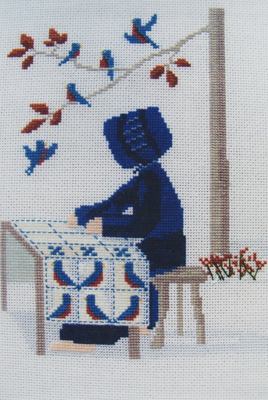 Diane Graebner The Bluebird Quilt, DGX-149 Amish cross stitch pattern