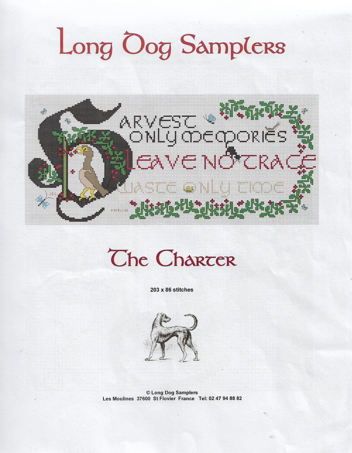 The Charter pattern – Sandra's Stitch Stash