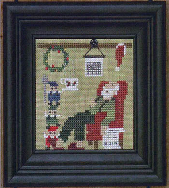 Bent Creek The Christmas House - Santa's Cocoa cross stitch pattern