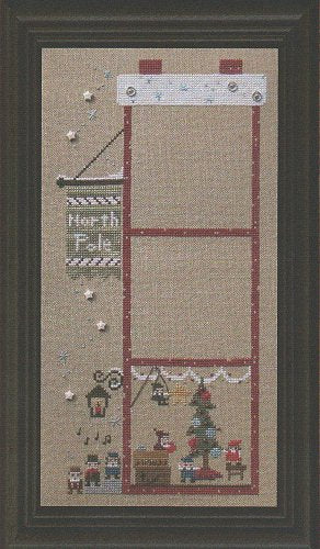 Bent Creek The Christmas House - The Garland Party cross stitch pattern