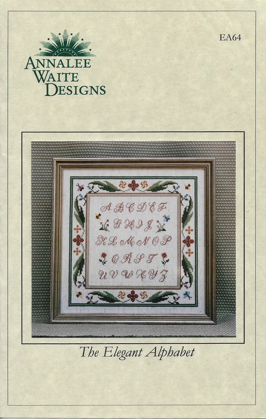 Annalee Waite The Elegant Alphabet cross stitch pattern