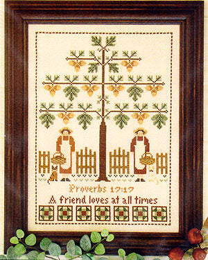 Little House Needleworks The Friendship Tree 26 cross stitch patern