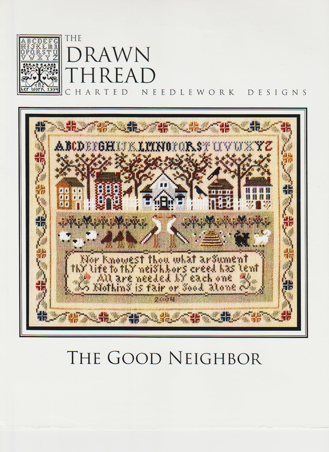 The Drawn Thread The Good Neighbor cross stitch pattern