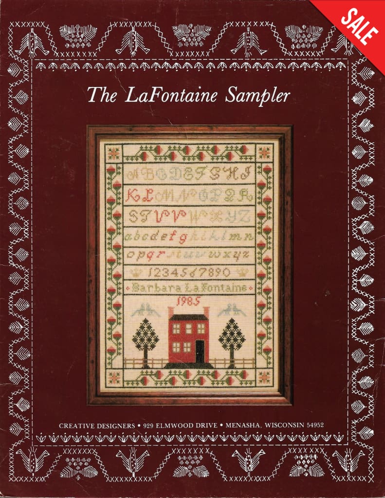 Creative Designers The LaFontaine Sampler cross stitch pattern