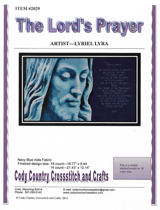 Cody Country The Lord's Prayer religious cross stitch pattern
