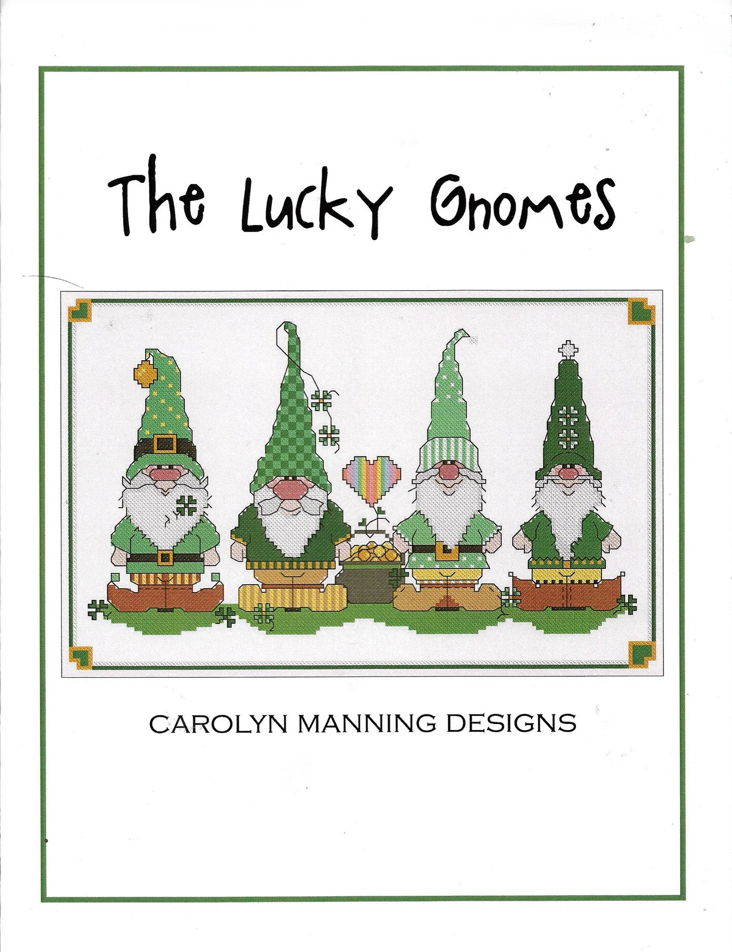 Carolyn Manning The Lucky Gnomes cross stitch pattern