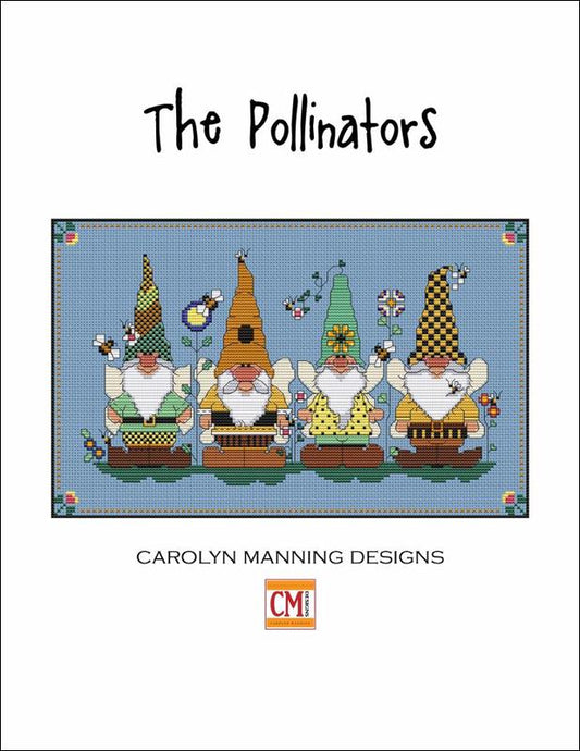carolyn Manning Designs The Pollinators gnome cross stitch pattern