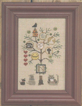 Bent Creek The Tree of Me cross stitch pattern