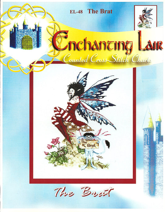 Enchanting Lair The Brat fantasy cross stitch pattern