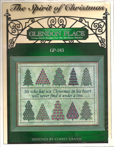 Glendon Place The Spirit of Christmas GP-183 cross stitch pattern