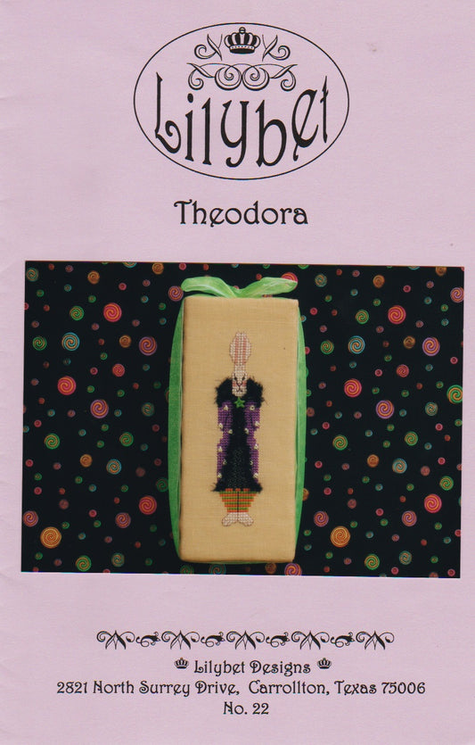 Lilybet Theodora easter rabbit cross stitch pattern