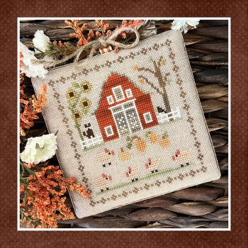 Little House Needleworks This Little Piggy Fall on the farm 8 cross stitch pattern