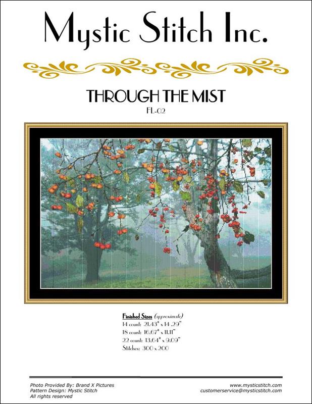 Mystic Stitch Through The Mist FL-02 cross stitch pattern