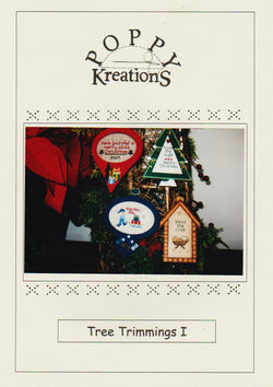 Poppy Creations Tree Trimmings I Christmascross stitch ornament patterns