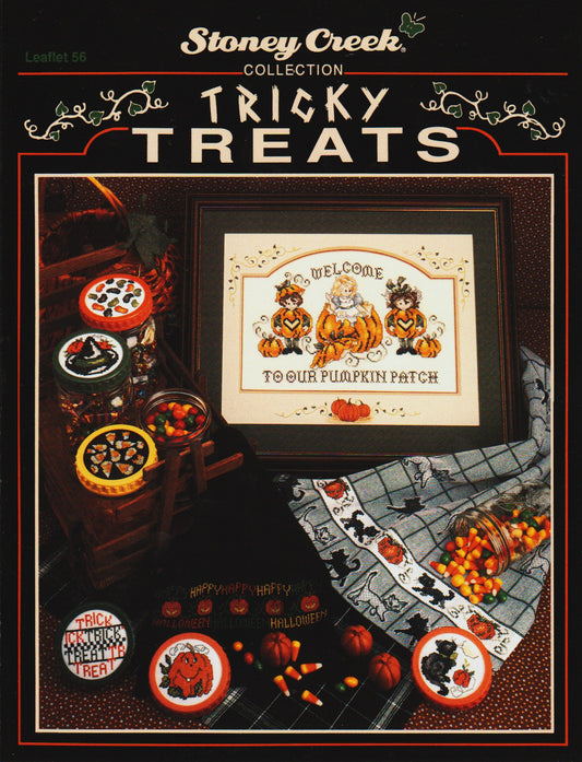 Stoney Creek Tricky Treats LFT56 halloween cross stitch pattern